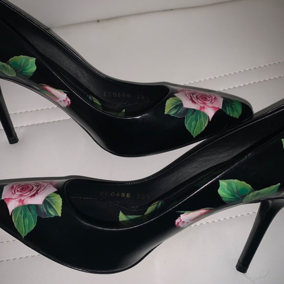Dolce & Gabbana floral leather pumps - Picture 5 of 6